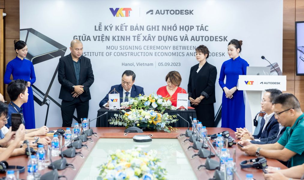 Viện Vswin1 Vswin casino và Autodesk ký kết ghi nhớ hợp tác nhằm thúc đẩy chuyển đổi số trong ngành Xây dựng