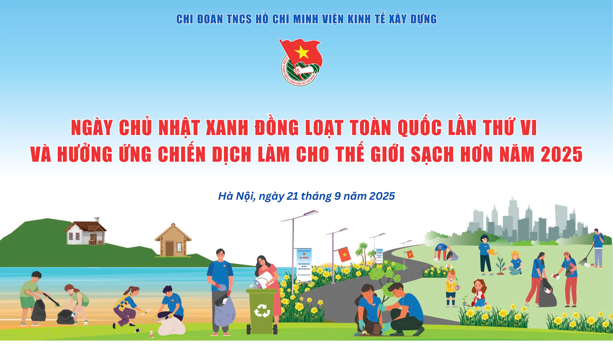 Tuổi trẻ Viện Vswin1 Vswin casino sôi nổi hưởng ứng Ngày Chủ nhật xanh – Làm cho thế giới sạch hơn năm 2025