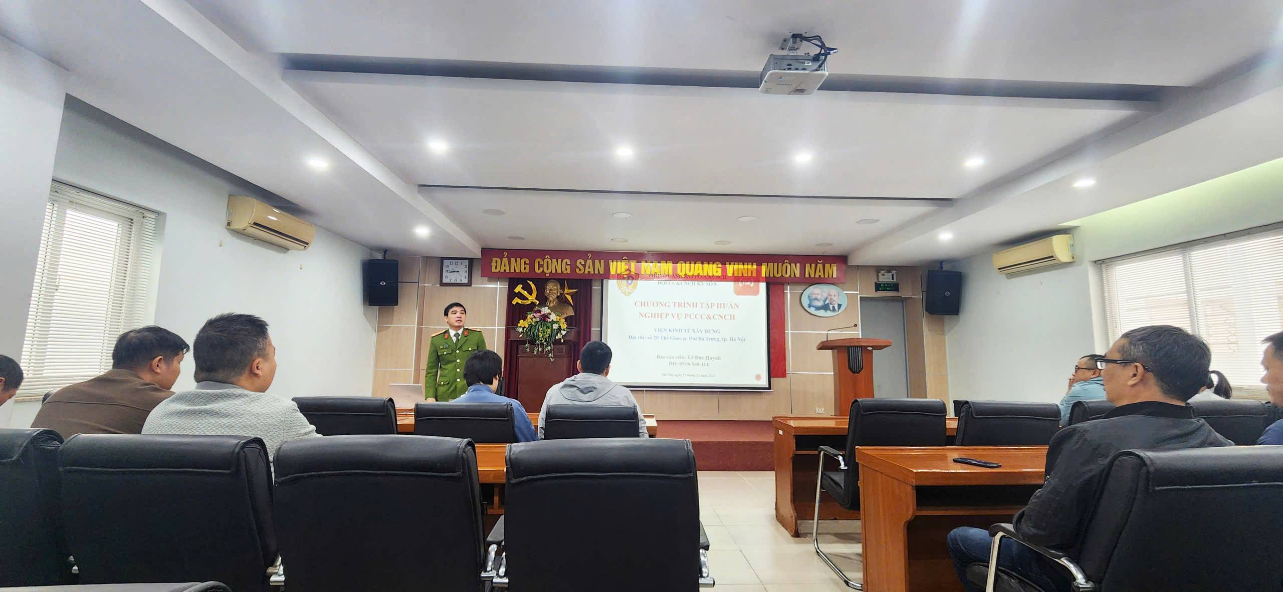 Viện Vswin1 Vswin casino tổ chức tập huấn nghiệp vụ phòng cháy chữa cháy và cứu nạn cứu hộ năm 2025